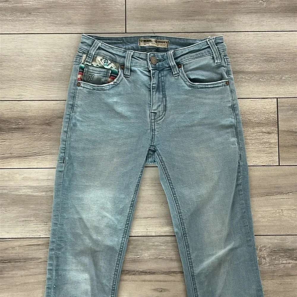 Rock & Roll X Hooey cowgirl boot cut jeans size 25